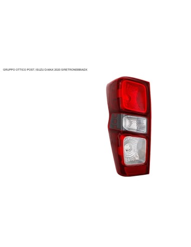 Right rear light for isuzu d-max 2020 onwards without rear fog light