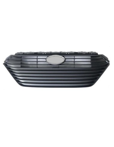 Glossy black front bumper grill for hyundai ioniq 2016 onwards
