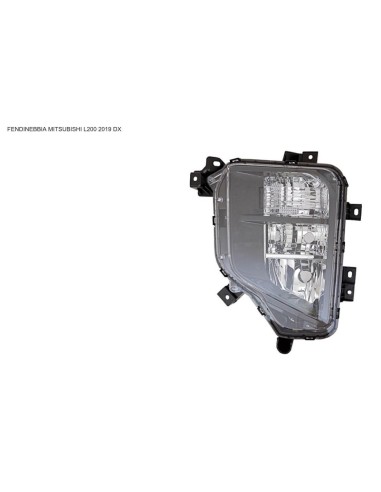 Fendinebbia faro anteriore destro per mitsubishi l200 2019 in poi