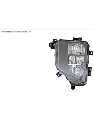 Fendinebbia faro anteriore sinistro per mitsubishi l200 2019 in poi