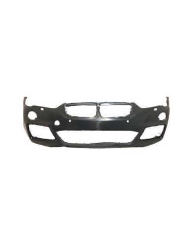 Front bumper primer with headlight washer holes + PDC for bmw x1 f48 2015 in poim-tech