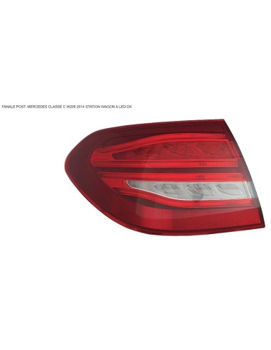 Rear right external led light for class c w205 2013 in poisw