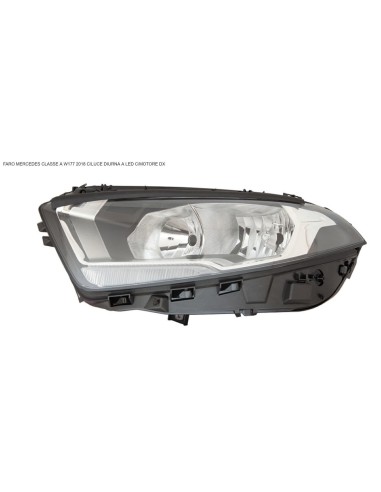 Faro delantero derecho electrico drl led para clase a w177 2018 en adelante