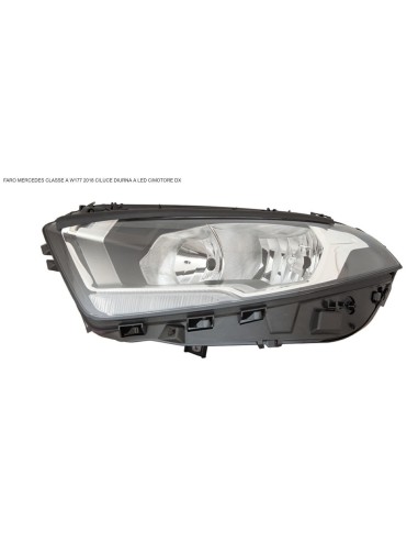 Front right electric drl led headlight for class a w177 2018 onwards