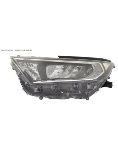 Faro delantero izquierdo con motor led para toyota rav 4 2019 en adelante