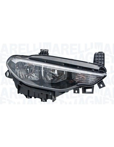 Right front headlight h3-h15-21w black corn for fiat type 2015 onwards
