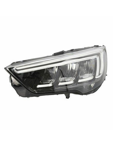 Phare gauche à led pour opel crossland x 2017 et plus