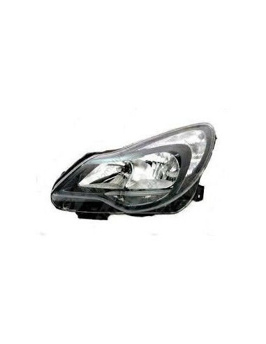 Faro izquierdo h7-h1 para opel corsa d 2011 en adelante dark parabola valeo