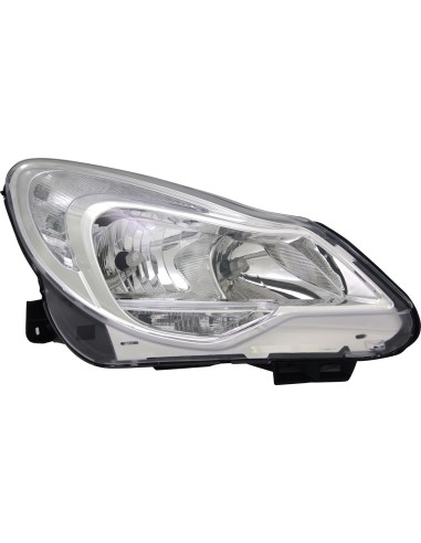 Faro derecho h7-h1 para opel corsa d 2011 en adelante valeo