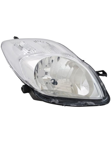 Right headlight h4 clear lens for toyota yaris 2009 to 2011 valeo