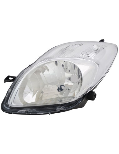 Left headlight h4 clear lens for toyota yaris 2009 to 2011 valeo