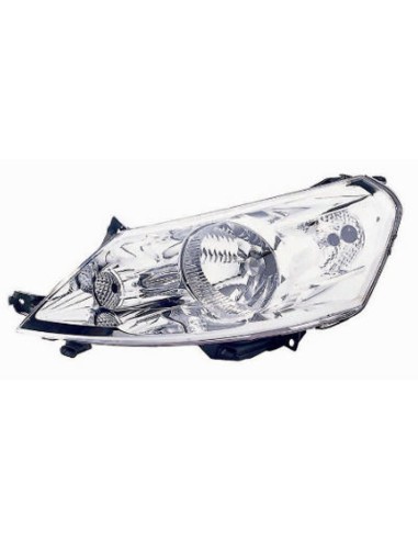 Left headlight h4 with electric motor for fiat scudo 2007 onwards valeo