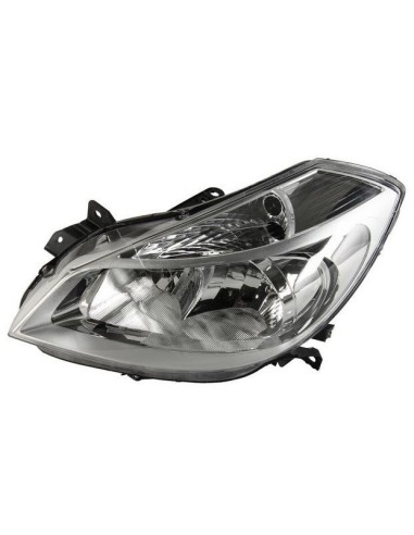 Headlight right front headlight for renault clio 2007 to 2009 chrome