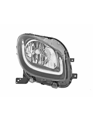 Headlight right front headlight for smart fortwo 2015 onwards higline