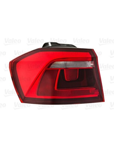 Fanale faro posteriore destro per vw sportsvan 2014 in poi esterno rosso scuro