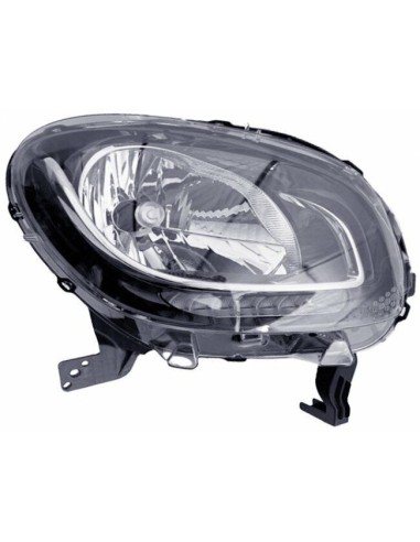 Right h4 led headlight for smart forfour 2017 onwards