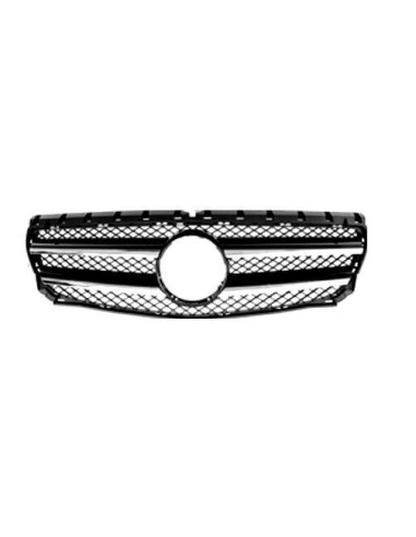 Grille for B-Class W246 2011 onwards Black Chrome Sport Night