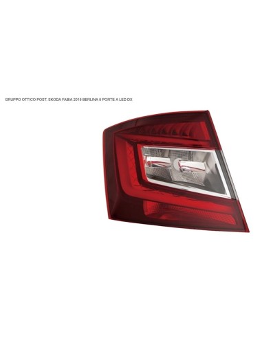Blinker Rücklicht Recht Led- für Skoda Fabia...