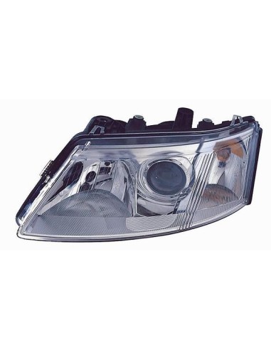 Right headlight d2s h7 with electric motor for saab 9 3 2003 to 2007