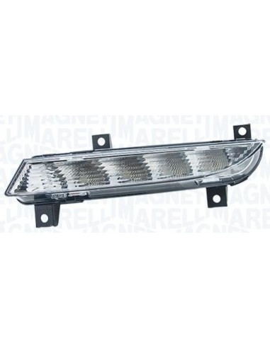 Faro delantero izquierdo con led drl para skoda octavia 2008 en adelante marelli