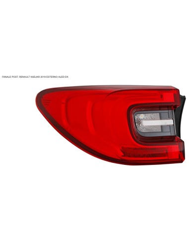 Luz led externa trasera derecha para renault kadjar 2019 en adelante