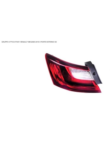 Luz led externa trasera izquierda para renault megane 2015 en adelante 4p