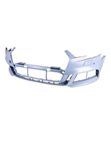 Front bumper primer with PDC headlight washer for audi a3 5p 2016 onwards s-line