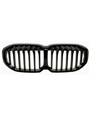 Mat black front grill grille for bmw 1 series f40 2019 onwards