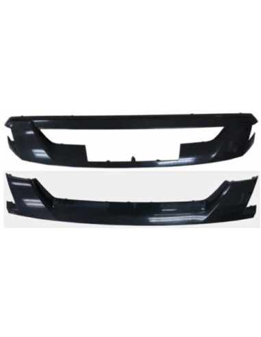 Dark gray grille molding kit for isuzu d-max 2016 onwards