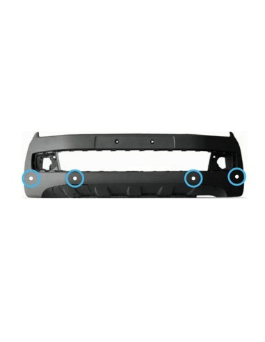 Front bumper with park distance control for vw amarok 2012 onwards