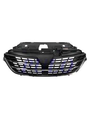 Grille trim with chrome molding for renault trafic 2019 onwards