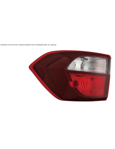 External right rear light for ford ecosport 2017- St line moulding