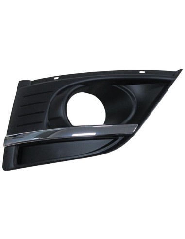 Right Front Grille with Fog Light, Chrome Molding for C4 Picasso 2006-
