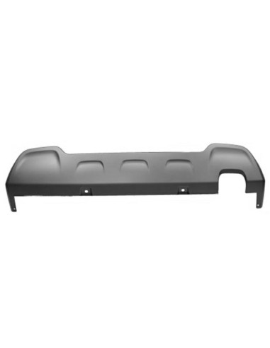 Rear bumper spoiler for jeep renegade 2014- with small muffler hole