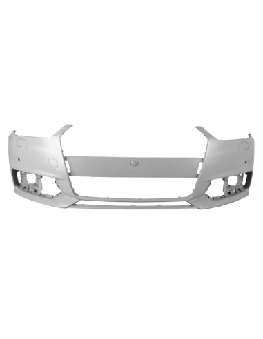 Front bumper primer headlight washer holes, park distance control for a1 2014-