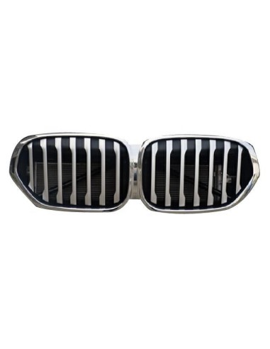 Primer grille grille with chrome frame for bmw x1 f48 2019 onwards x-line