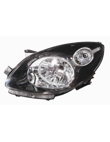 Right front headlight for renault twingo 2007 onwards black