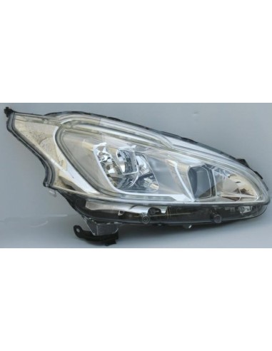 Headlight right front headlight for Peugeot 208 2012 onwards drl led to gt