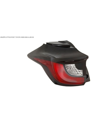 Right taillight l.ed for toyota yaris 2020 onwards