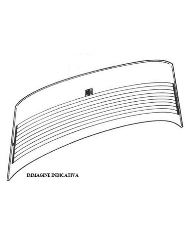 Heckscheibe Glas Hinten für BMW x5 e53 1999 IN Dann Venus Antenne