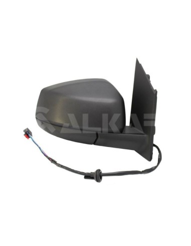 Heated black electric right rear view mirror for vw caddy 2021 onwards 5 pin