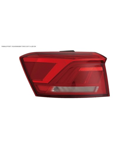 Blinker Rücklicht Recht Led- Dunkelheit für VW T-Roc 2018 IN Dann