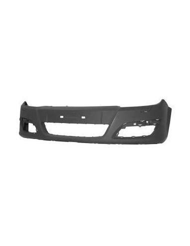 Front Bumper Primer With Headlight Washer Caps for opel Astra H 2004 to 2007