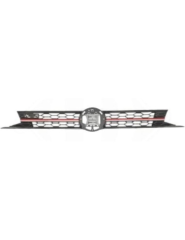 Grille Mask With Red Molding for vw Polo 2018 onwards Gti