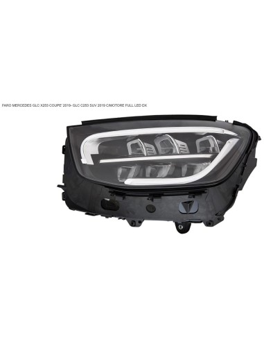 Right Headlight With Full Led Electric Motor for Glc X253-C253 2019-