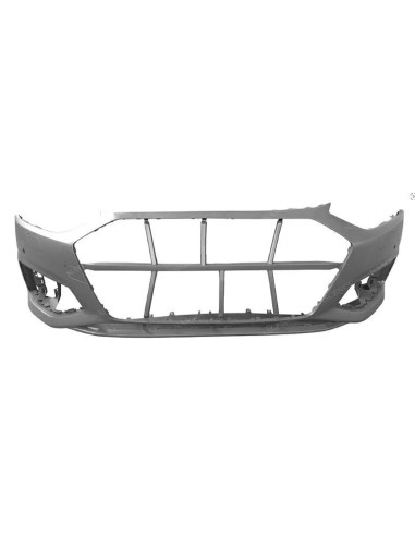 Front Bumper Primer With Park Distance Control Headlight Washer for audi A4 2019-