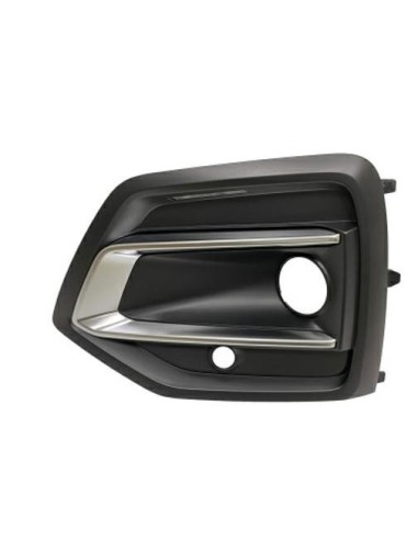 Grille Front Left Bumper Fog Light Grey-Black for audi Q5 2020-