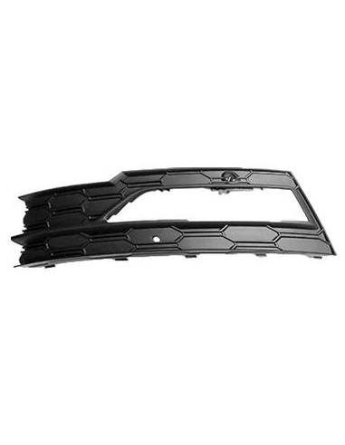 Front Left Bumper Grille With Fog Light for skoda Octavia 2020-