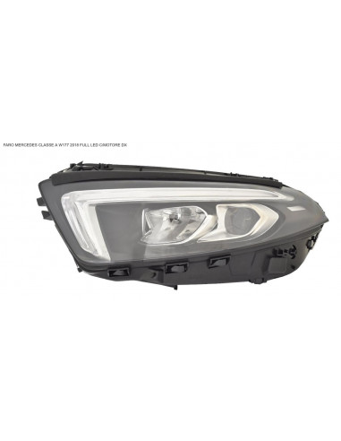 Full LED Right Front Headlight with Electric Motor for A-Class W177 2018-