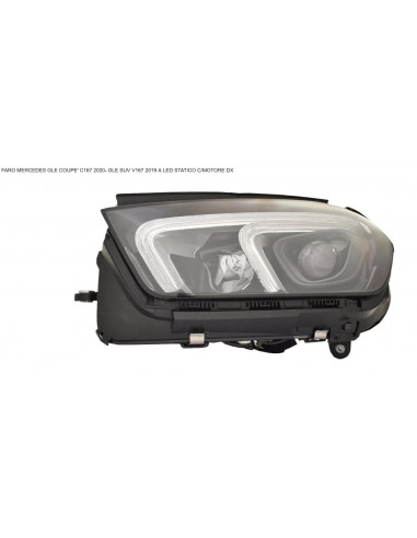 Faro luz proyector delantero derecho estatico LED para mercedes gle w167 2019-